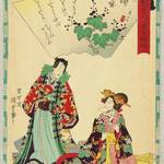 Tale of Genji Chapter 1 (Paulownia Pavilion): Heian Life 6 Kiritsubo Kunisada II Utagawa 1823–1880