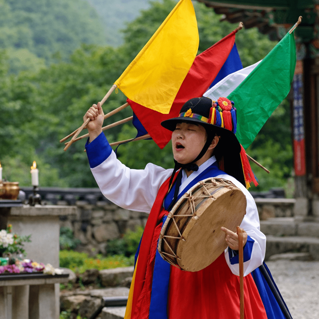 korean shamanism mudang gut ritual traditional korean shaman ceremony